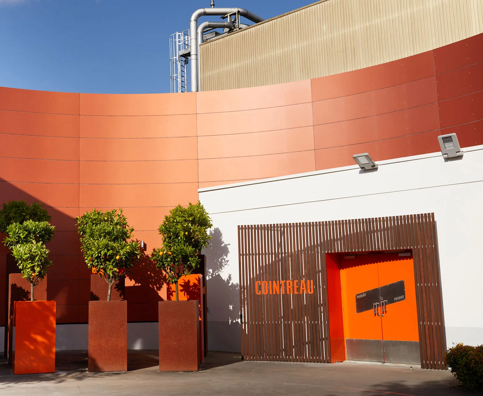 Entrance of Cointreau distillery, Angers