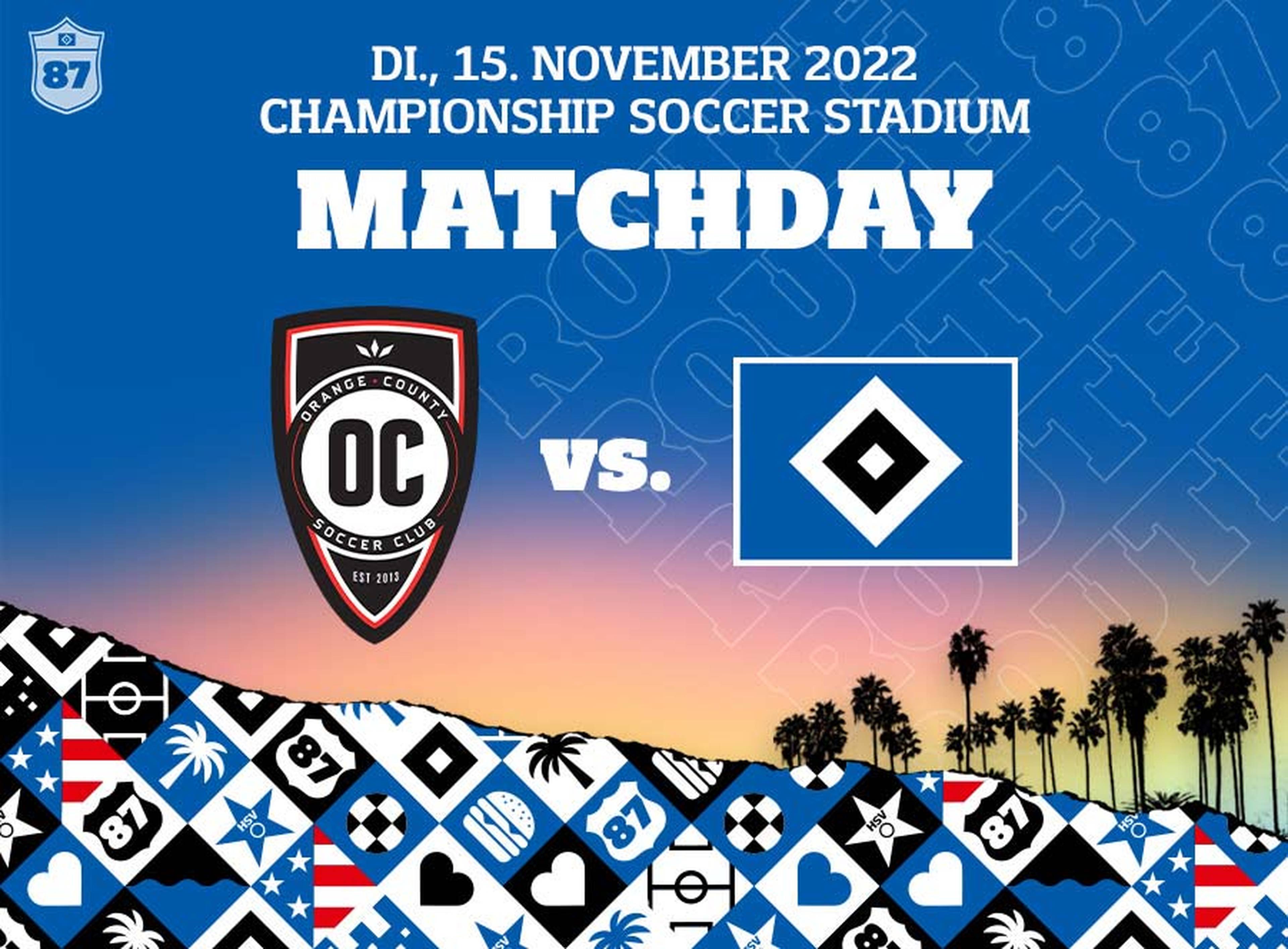 Am 15. November um 19 Uhr Ortszeit (4 Uhr MEZ) trifft der HSV im Championship Soccer Stadium auf den Orange County Soccer Club.