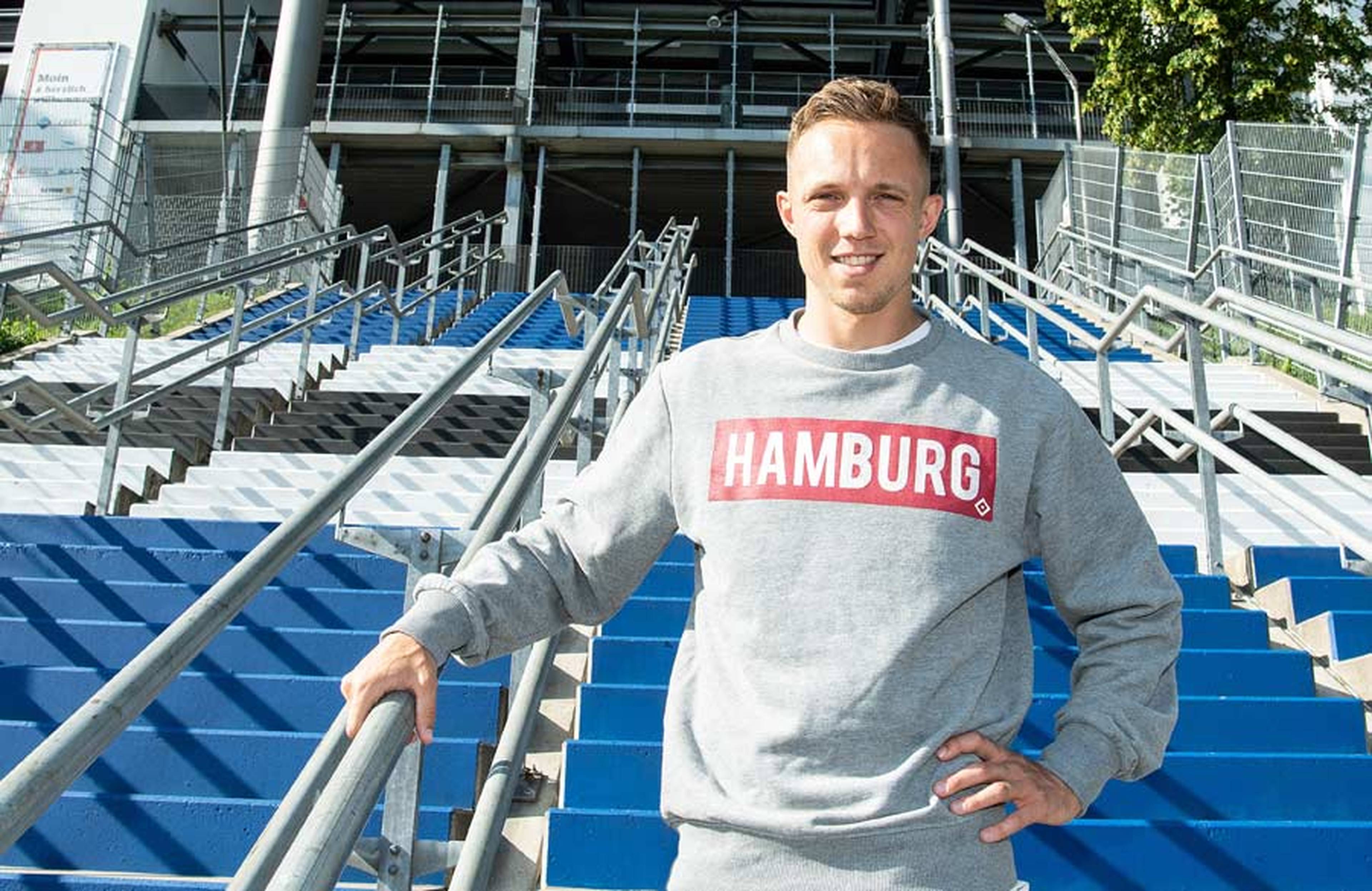 Sonny Kittel is looking forward to the matches at the Volksparkstadion