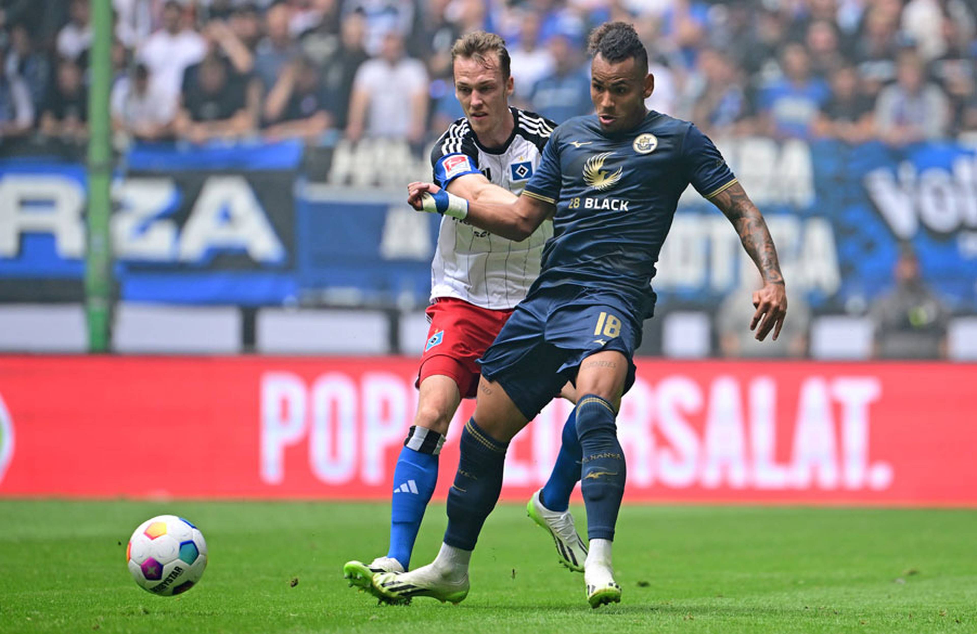Der Käpt'n war gegen Hansa wieder an Bord - und Sebastian Schonlau verbuchte die beste Zweikampfquote (88% gewonnene Duelle) aller Spieler auf dem Platz.