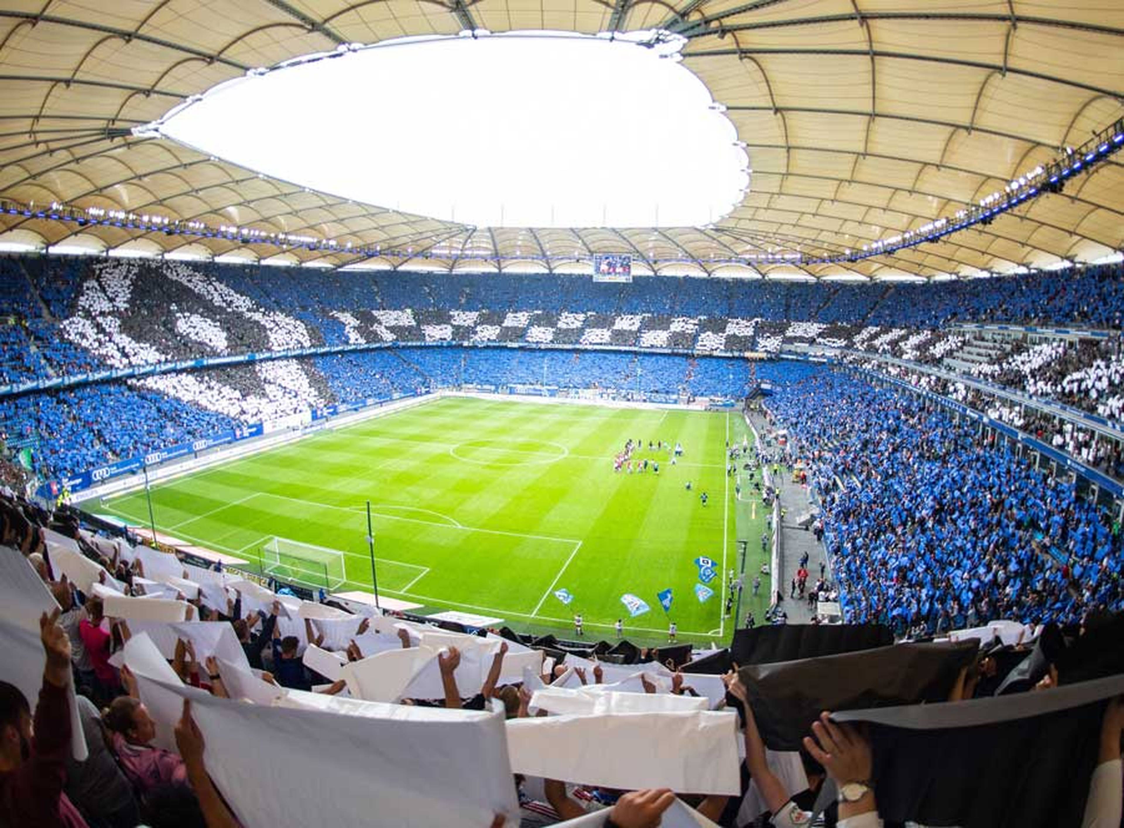 Die Fanchoreo gegen Hannover 96.