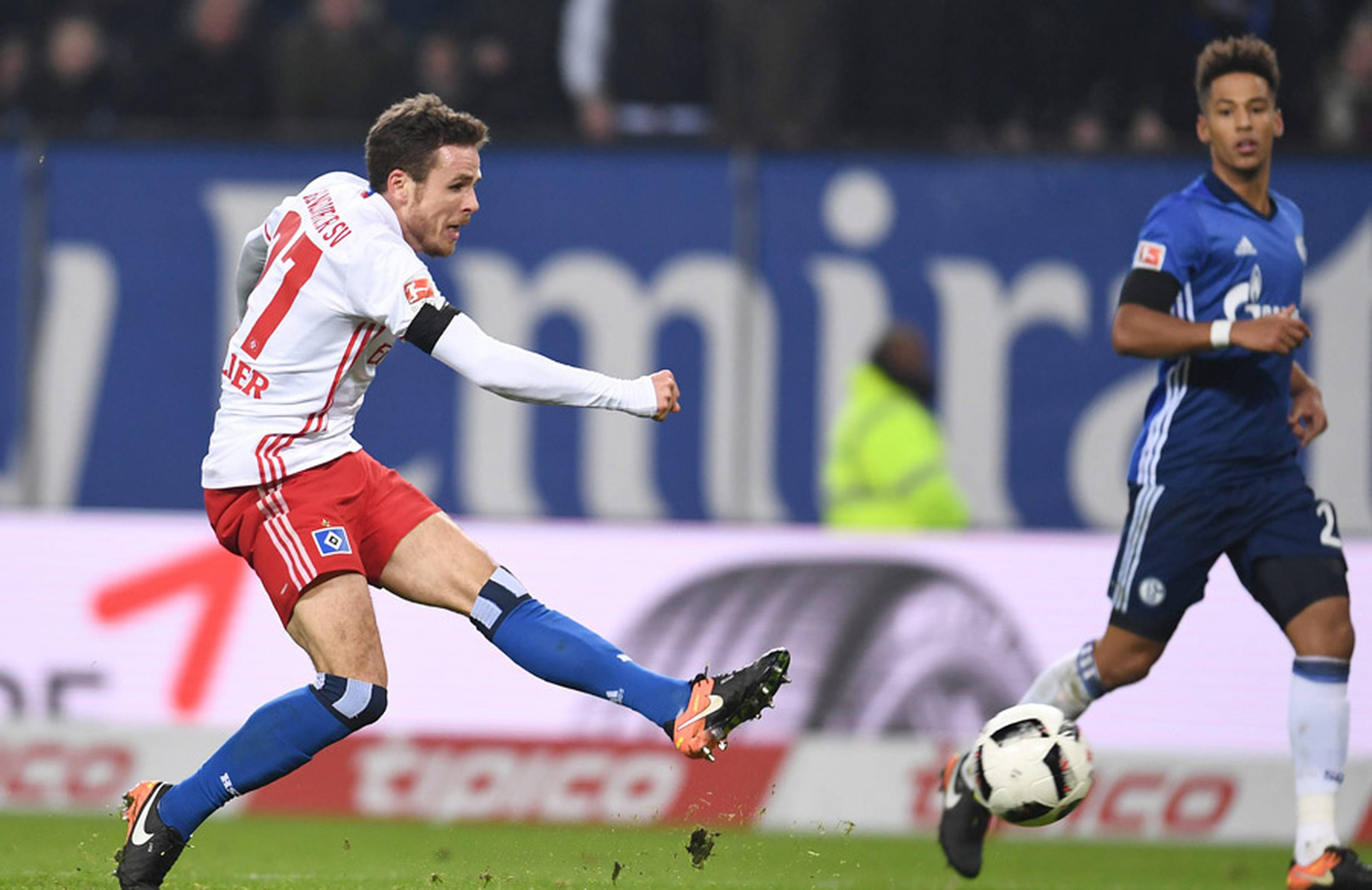 Nicolai Müller ackerte unermüdlich und belohnte sich mit diesem wichtigen 1:0-Treffer, dem er auch noch die Vorarbeit zum 2:0 durch Wood folgen ließ.