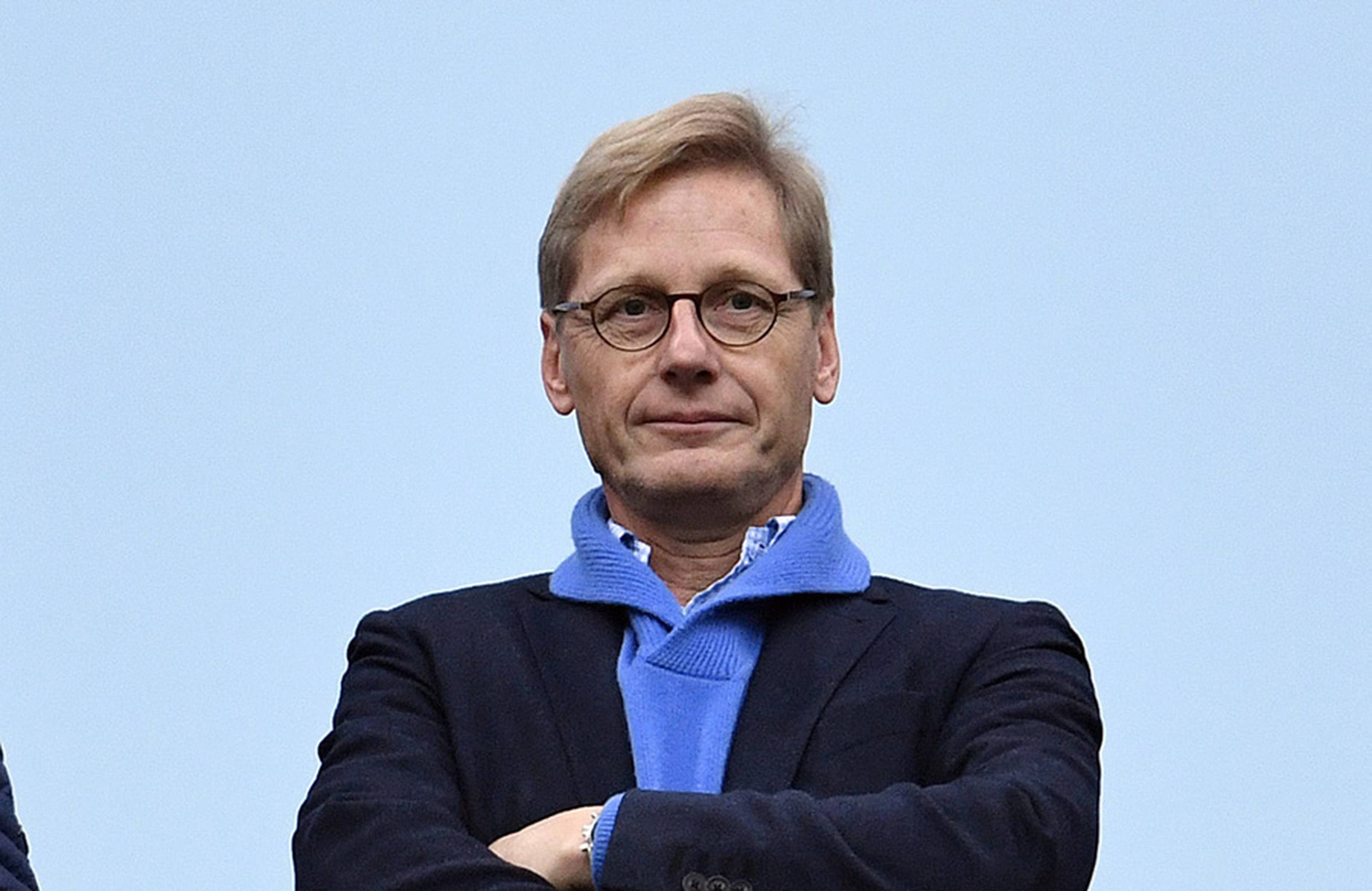 Karl Gernandt bei einem HSV-Spiel.