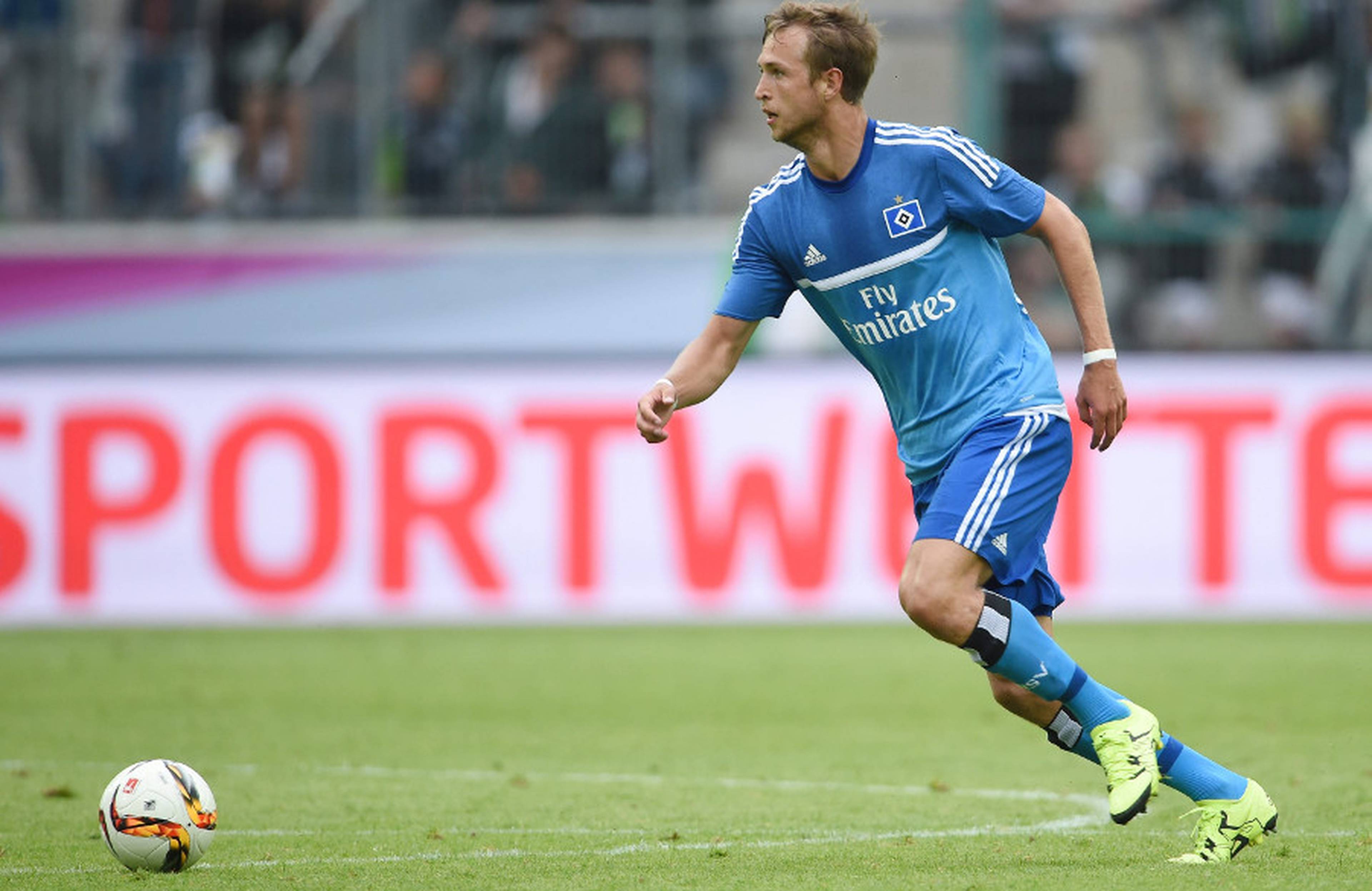 Matti Steinmann stand in einem Bundesliga-Spiel für den HSV auf dem Feld.