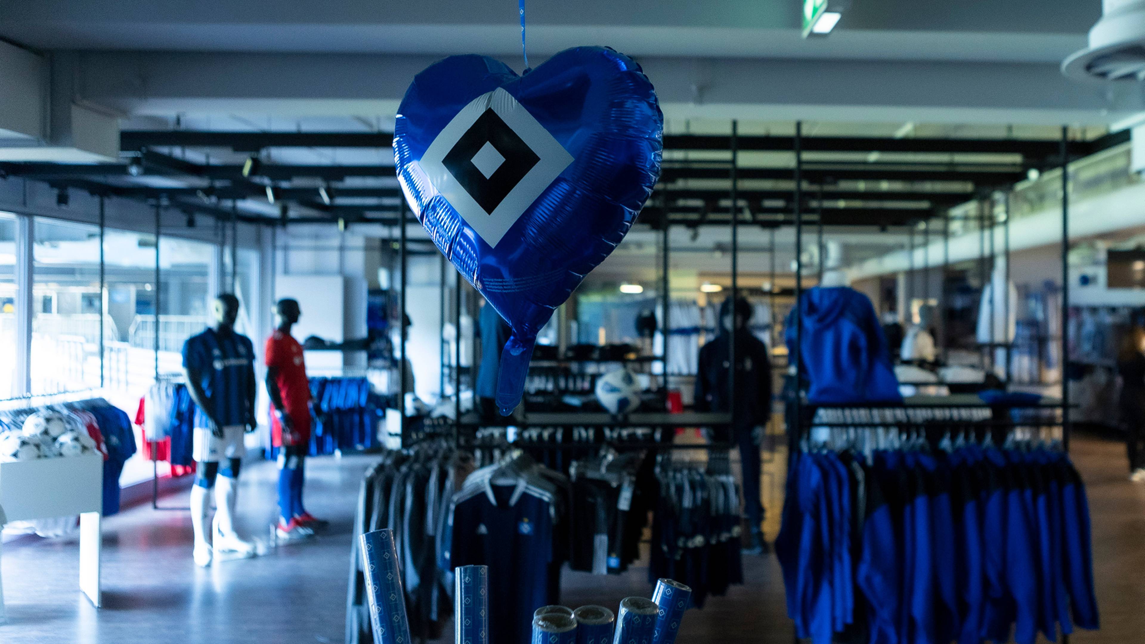 Fanshop im Volksparkstadion.