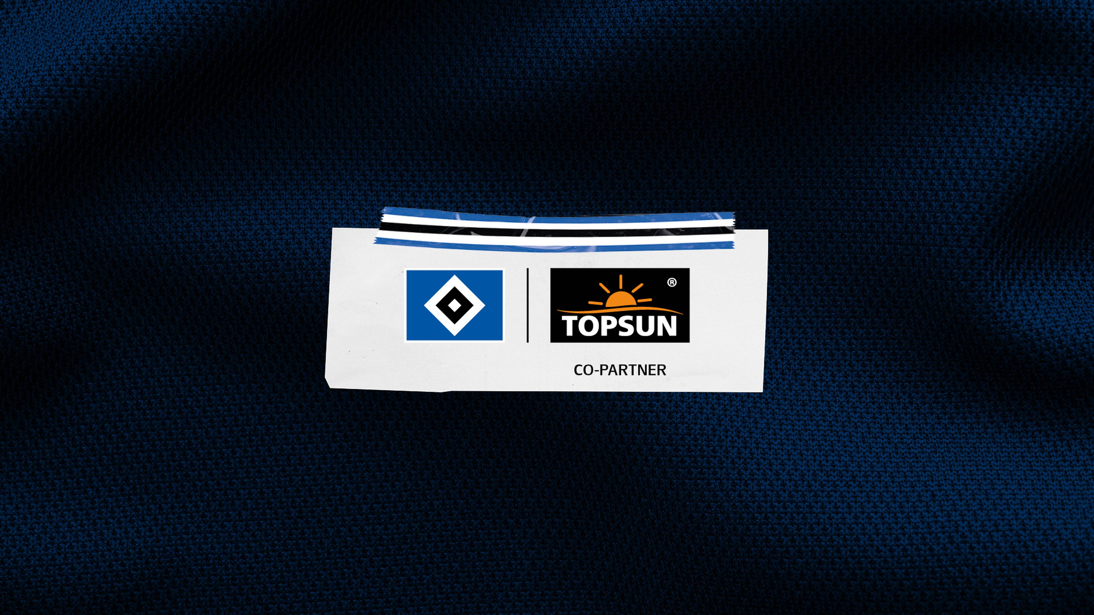 Logo von HSV uns TOPSUN.