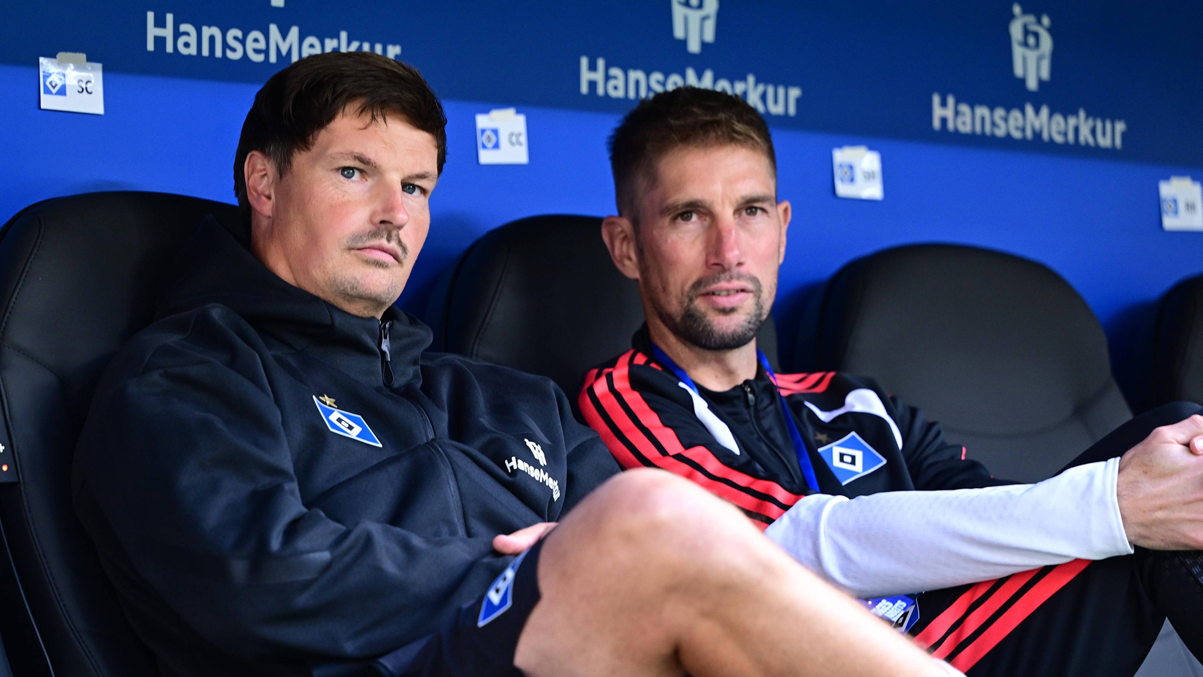 Julian Hübner bei seiner Hospitation beim HSV.