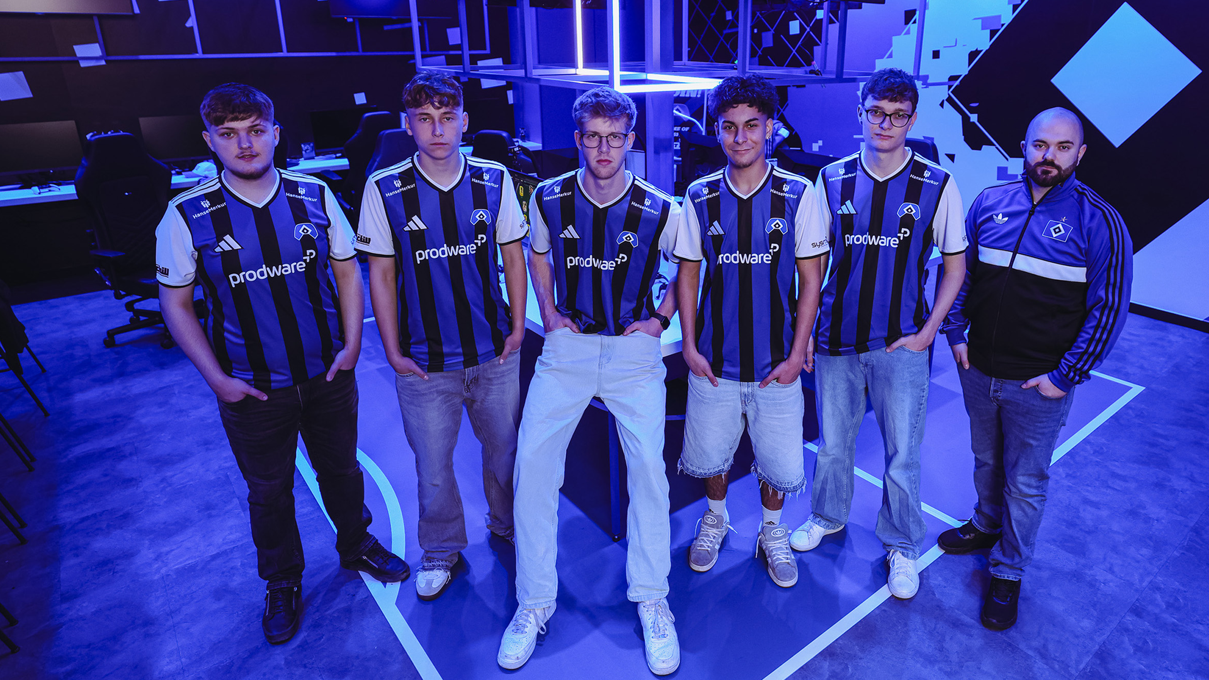 Das Nachwuchsteam vom HSV eSports.