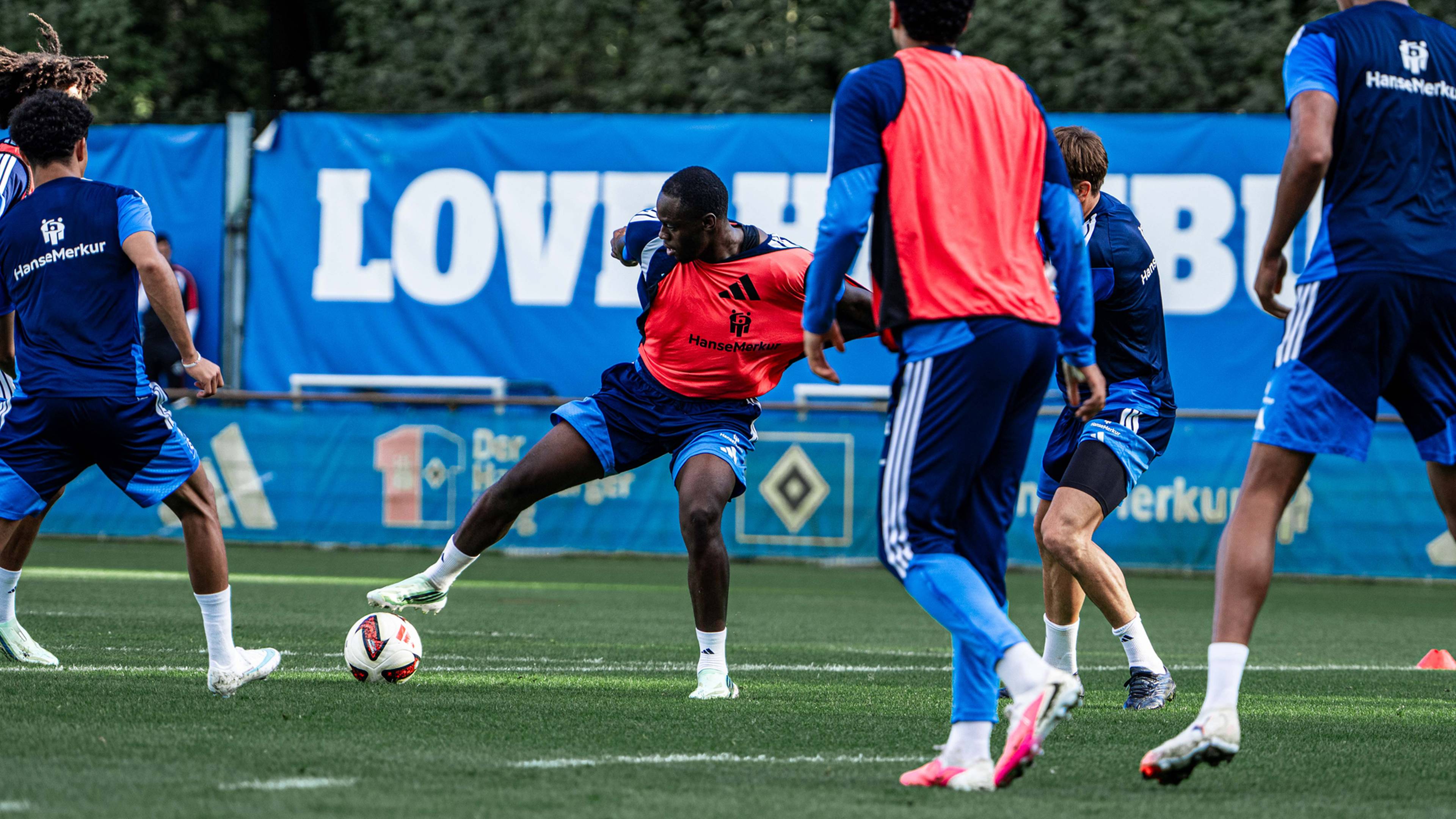 Kofi Amoako im Training