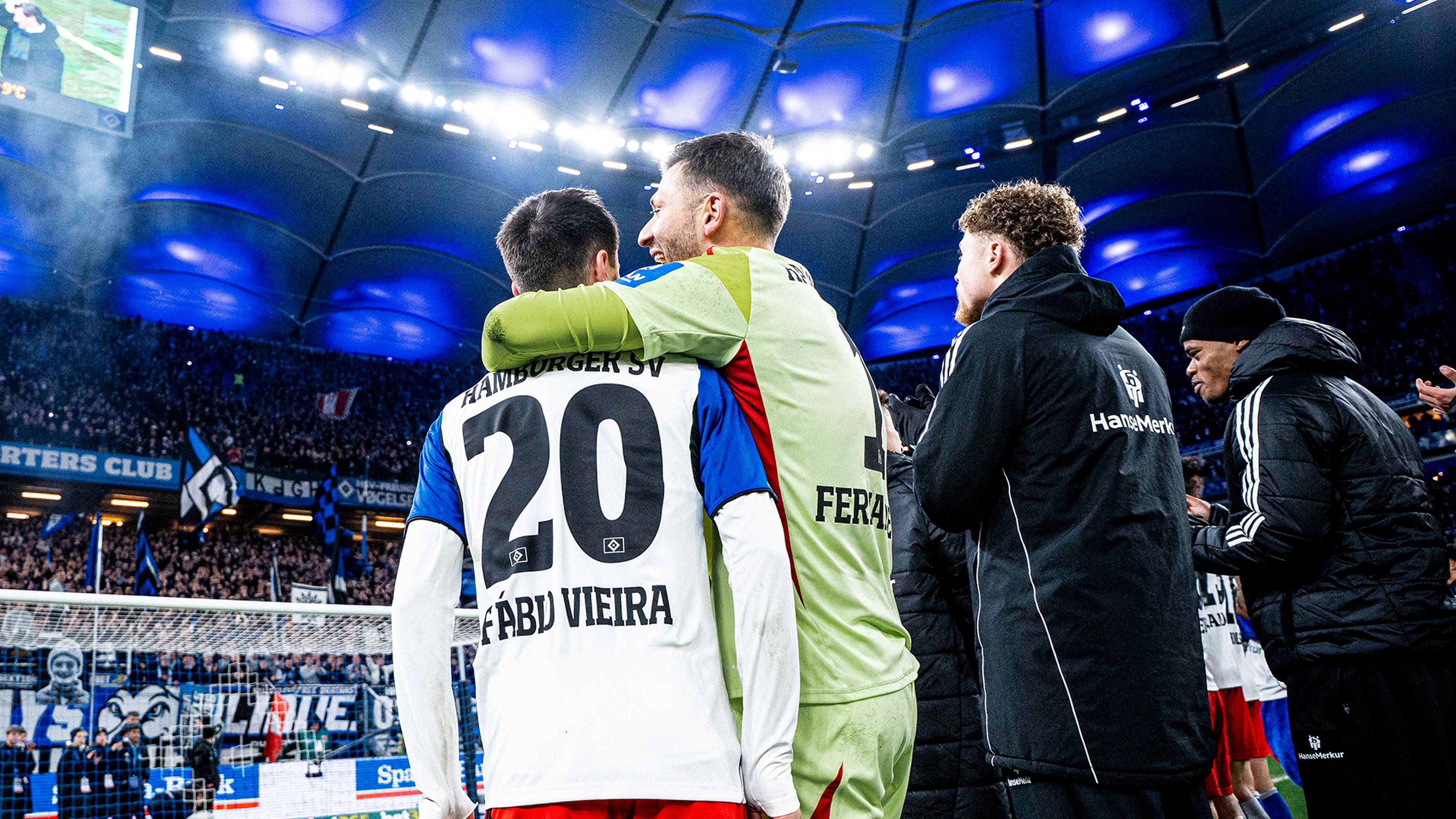 Fabio Vieira nach dem Heimsieg gegen den VfB Stuttgart im November 2025.