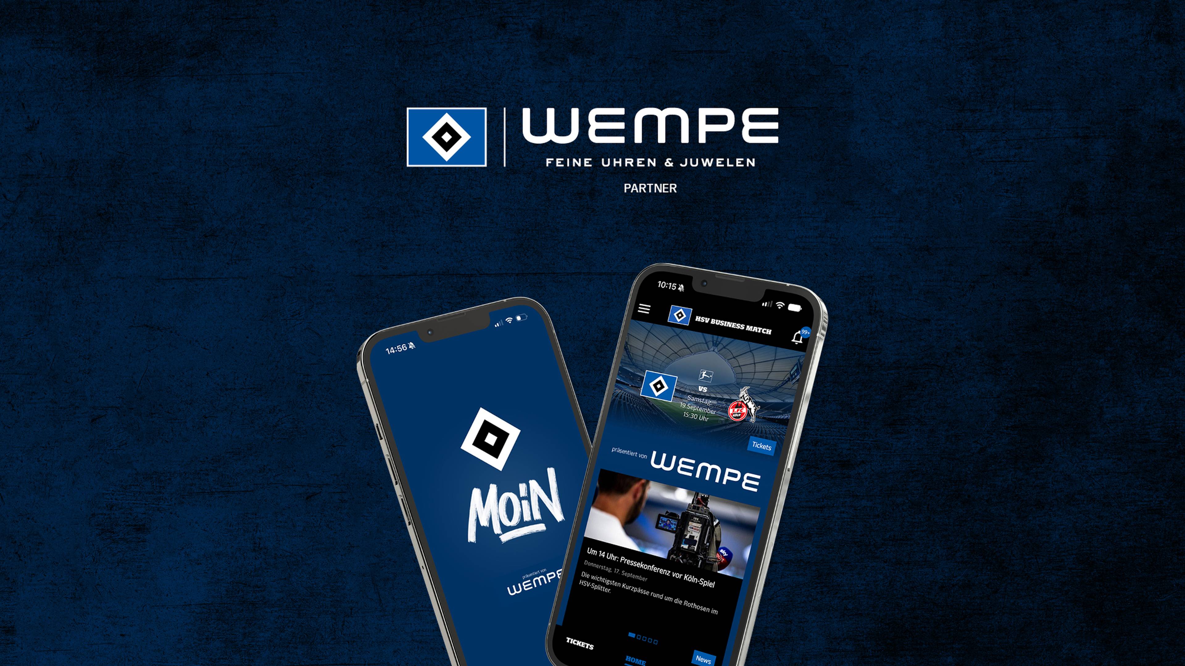 Grafik von Wempe als Business Match App Presenter.
