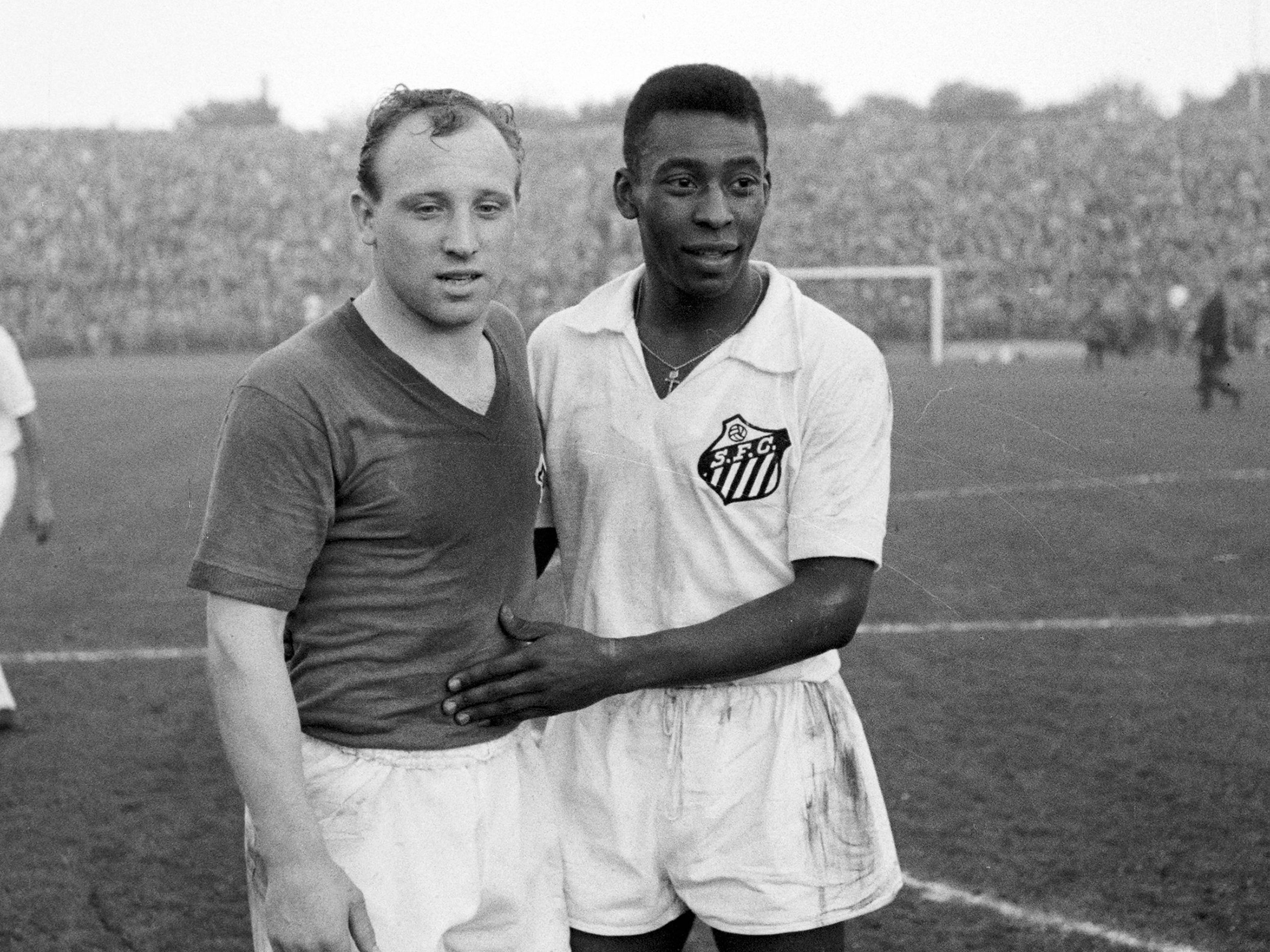 Uwe Seeler und Pele.