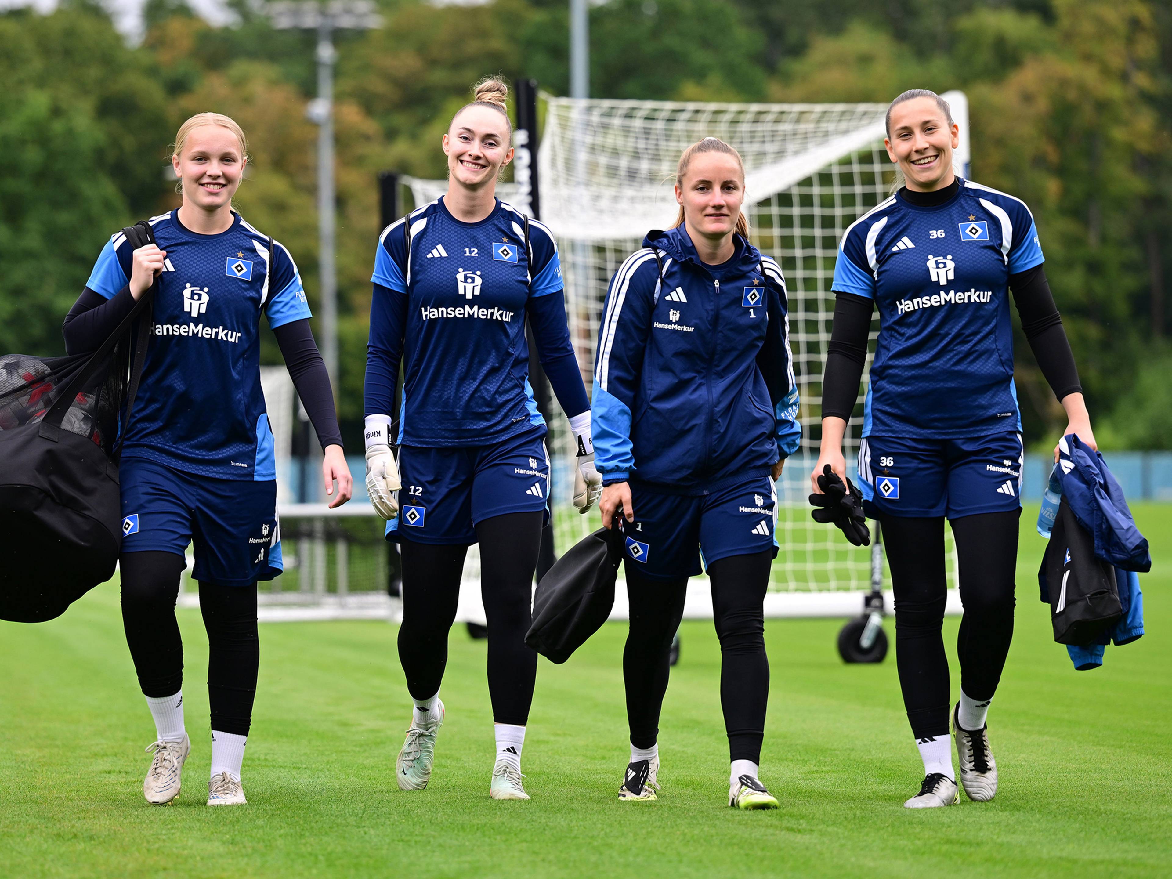 Die Torhüterinnen der HSV-Frauen.