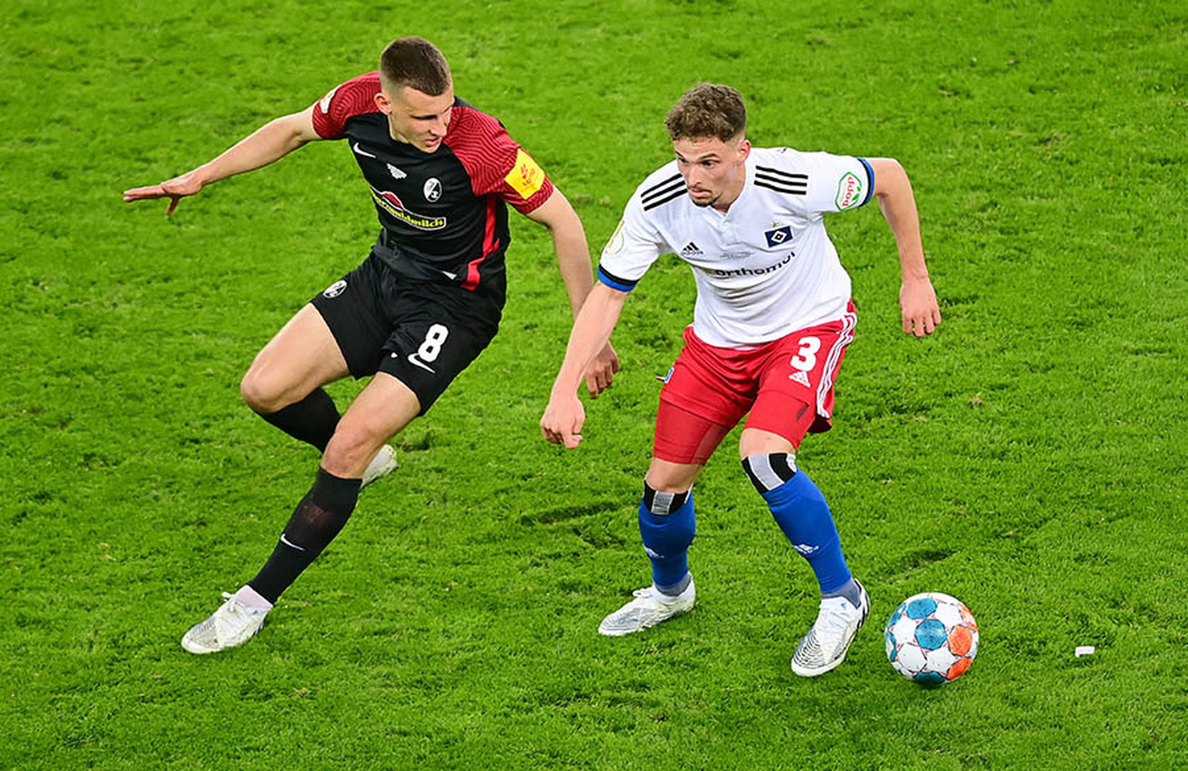 ... und 2022 mit dem HSV sogar im Halbfinale gegen den SC Freiburg. 