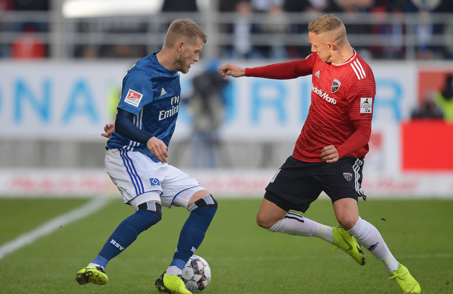 Aaron Hunt war nicht nur Dreh- und Angelpunkt im Hamburger Offensivspiel, sondern auch Torschütze zum 1:0.