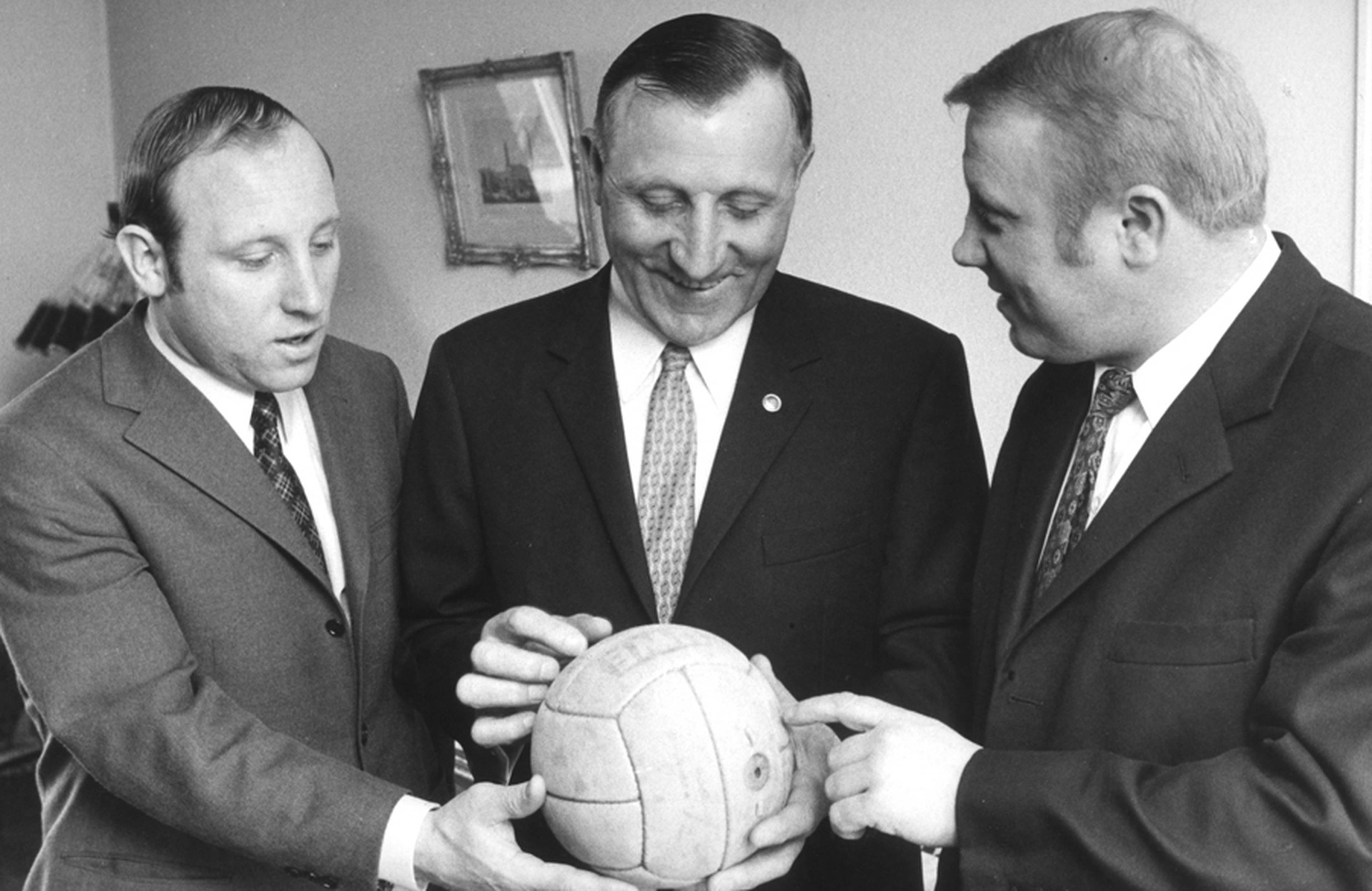 Uwe, Vater Erwin und Bruder Dieter - Familie Seeler war ein Segen für den HSV. 