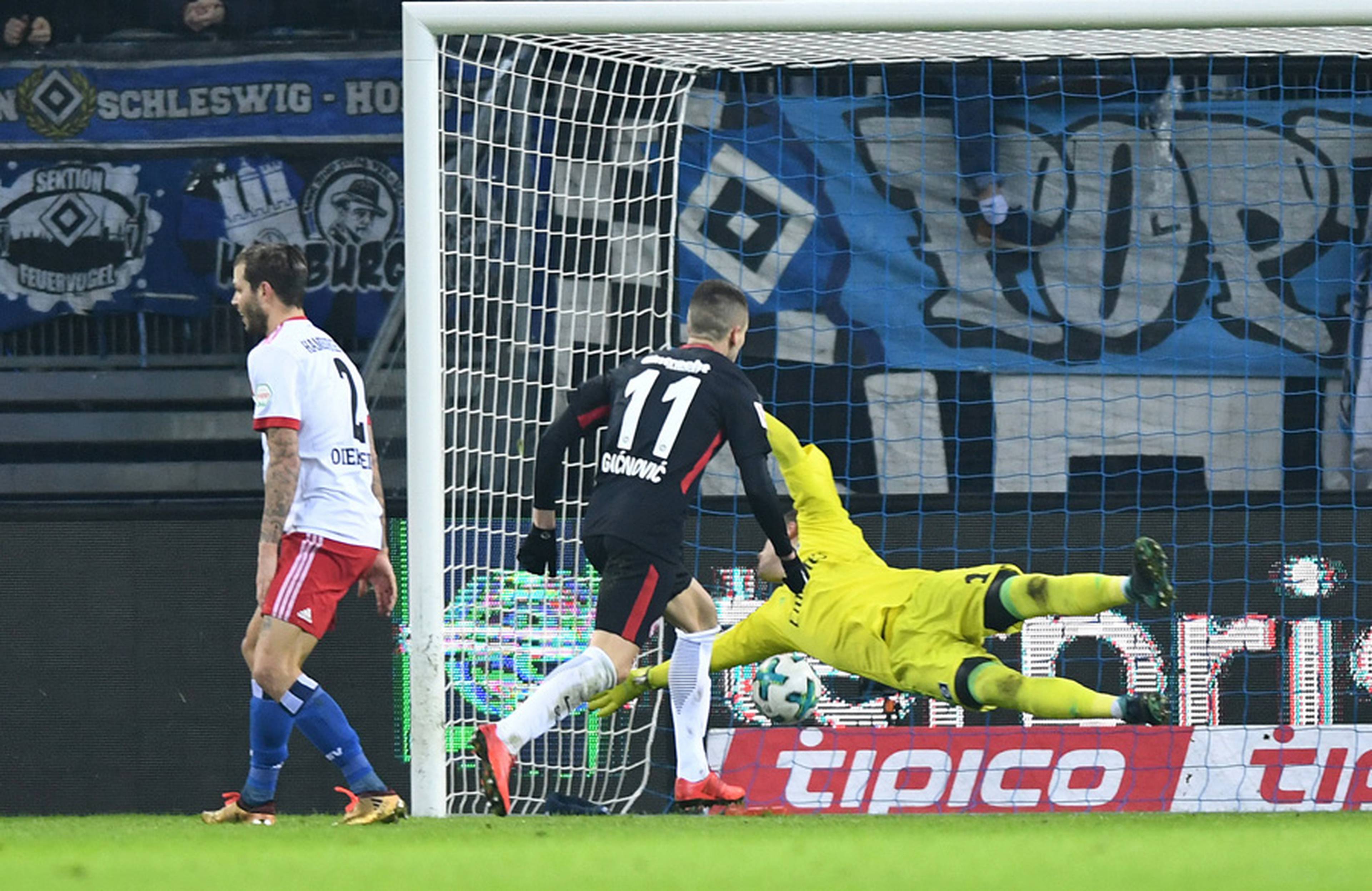 Frankfurt got the better of HSV earlier this season, finishing 2-1 winners.