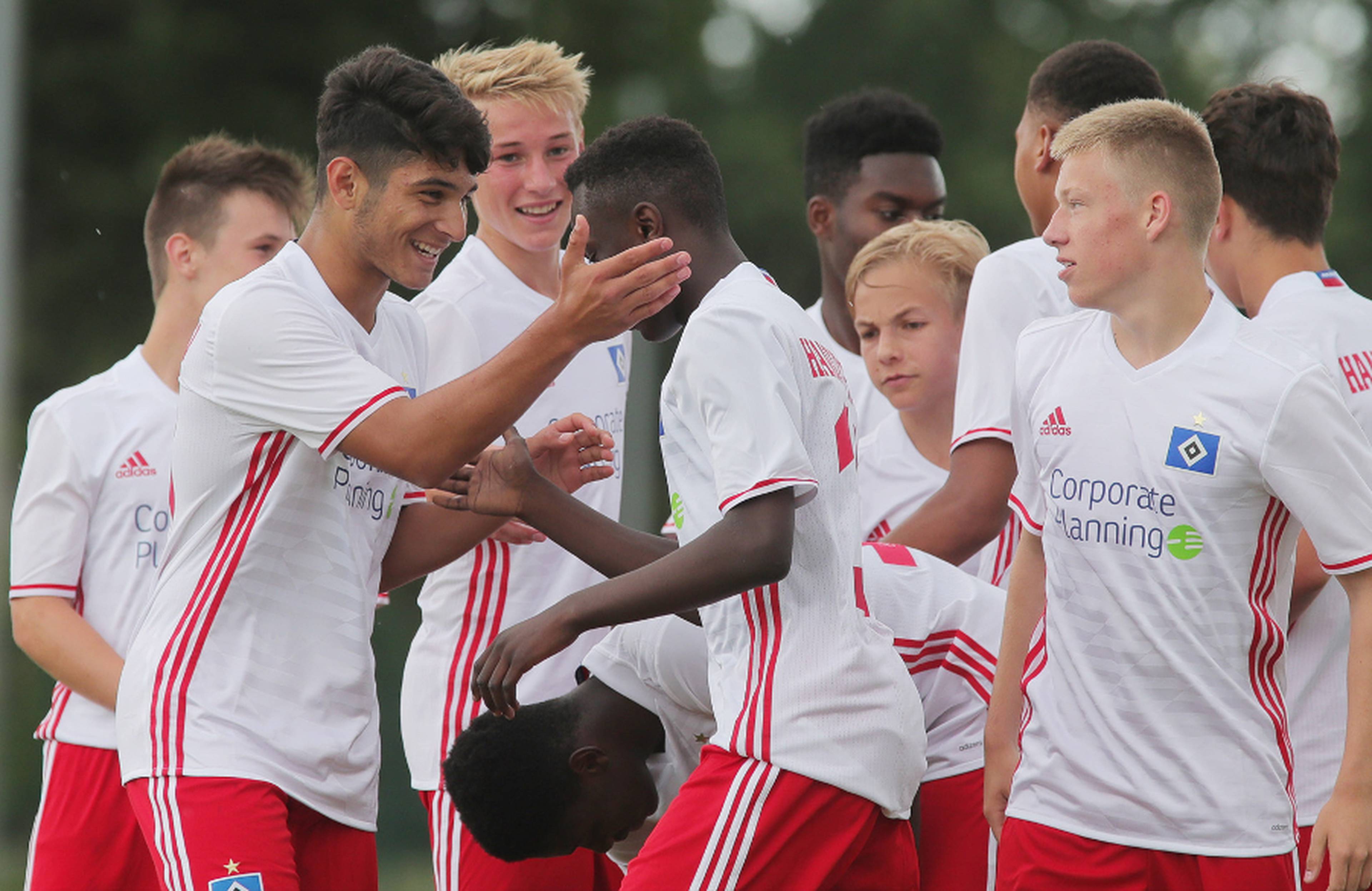 Die U16 jubelt.