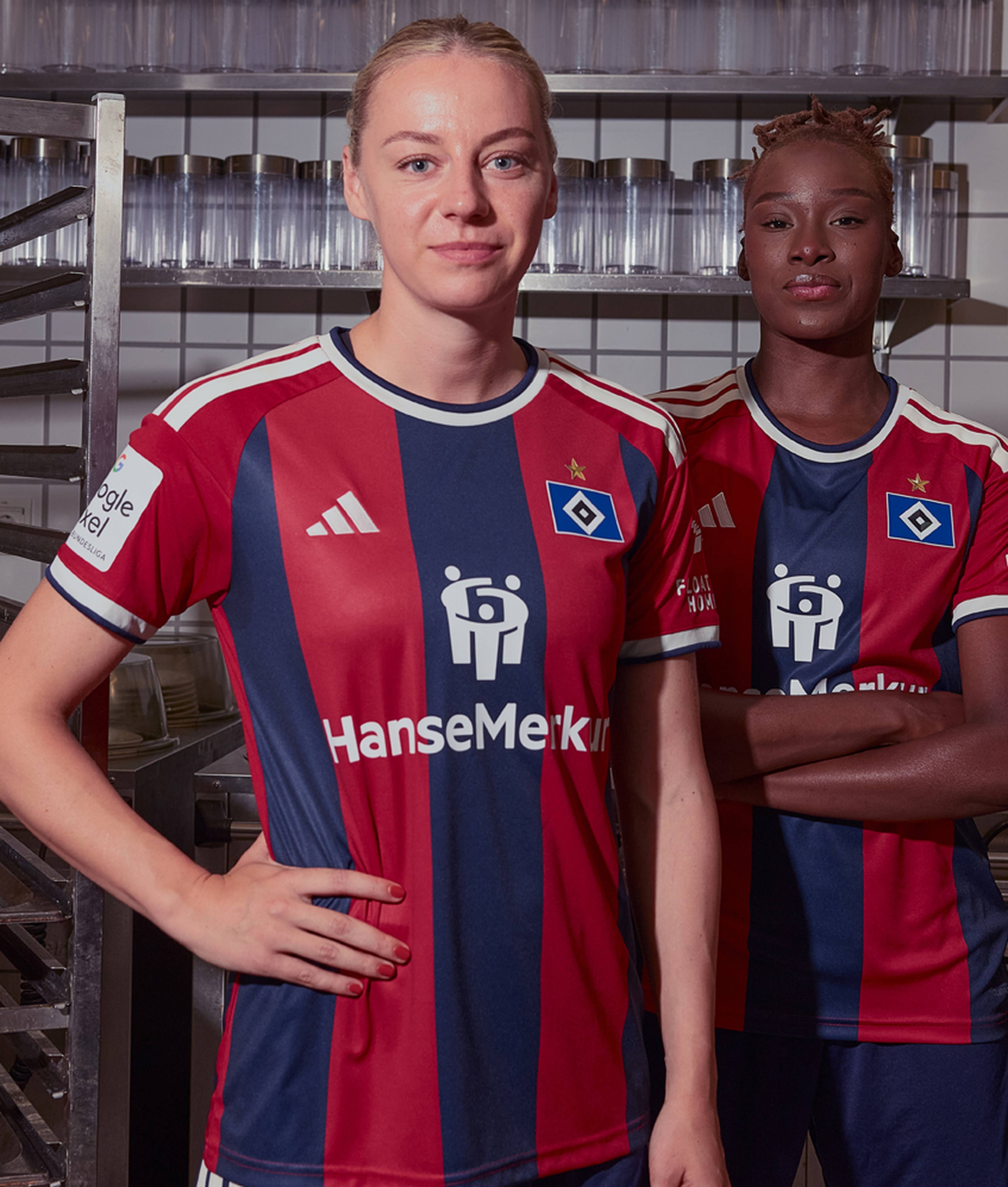 Shooting der HSV-Frauen im Ausweichtrikot