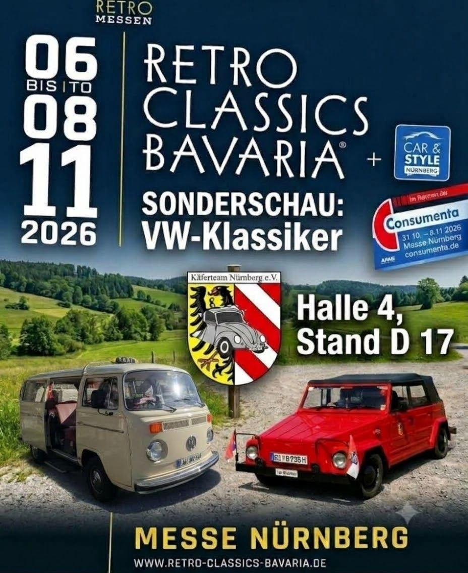 Retro Classics Bavaria 6.-8.11.2026