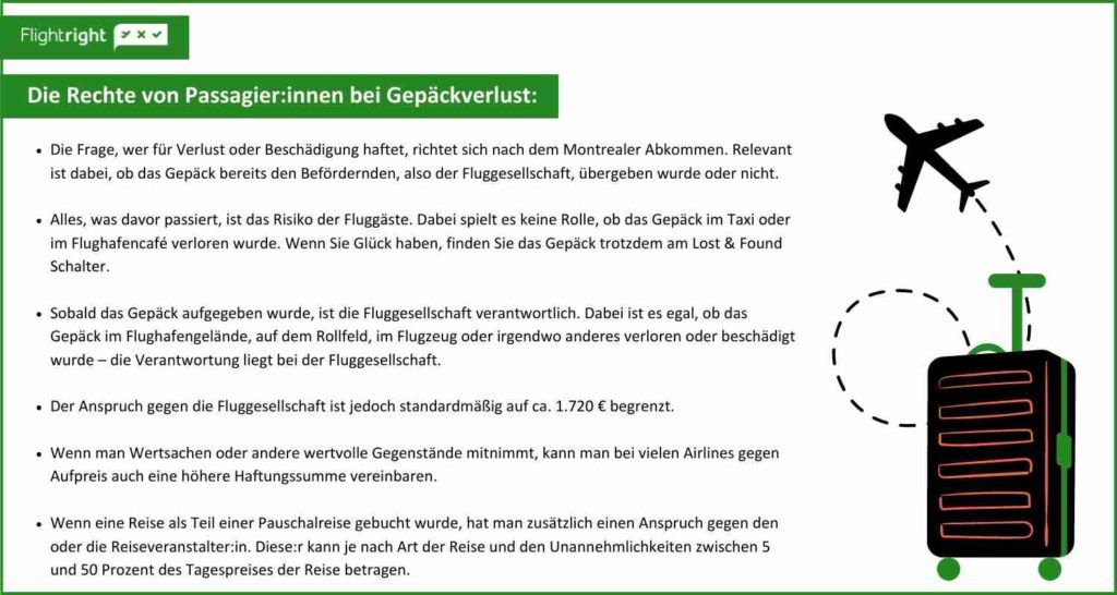 Gepäckverlust: Hohe Entschädigungen für Flugreisende | Flightright DE Gepäckverlust: Hohe Entschädigungen für Flugreisende