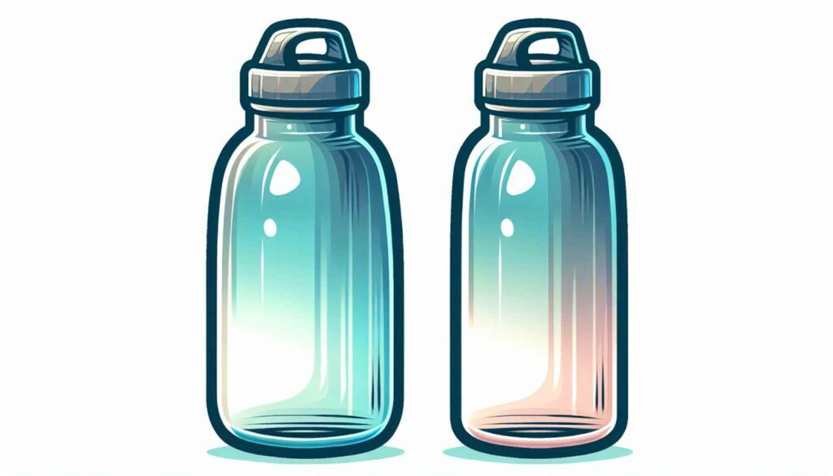 Bouteilles vides dans les bagages à main