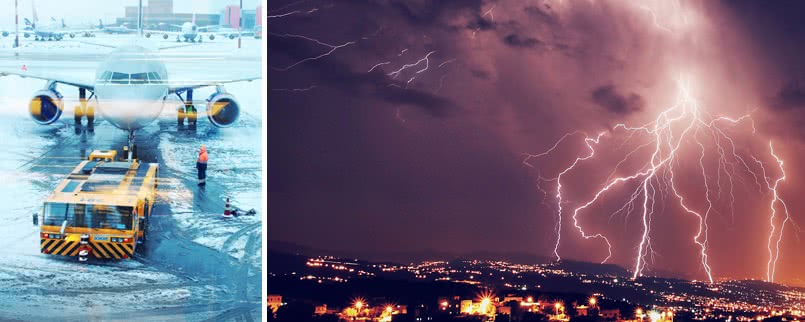 Ihre Rechte bei Flugproblemen wegen Unwetter | Flightright AT flugverspaetung-flugausfall-unwetter