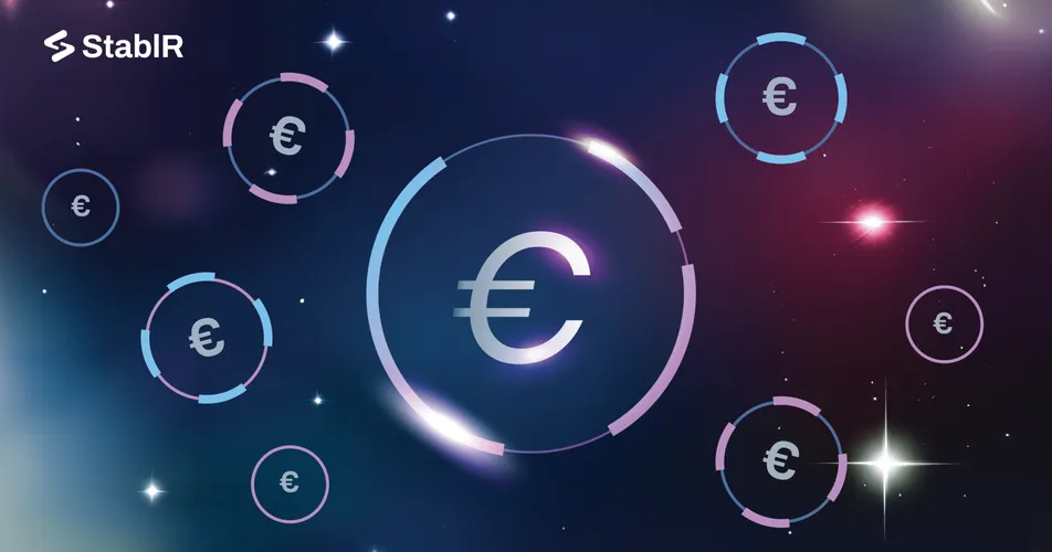 EURO stablecoin volume