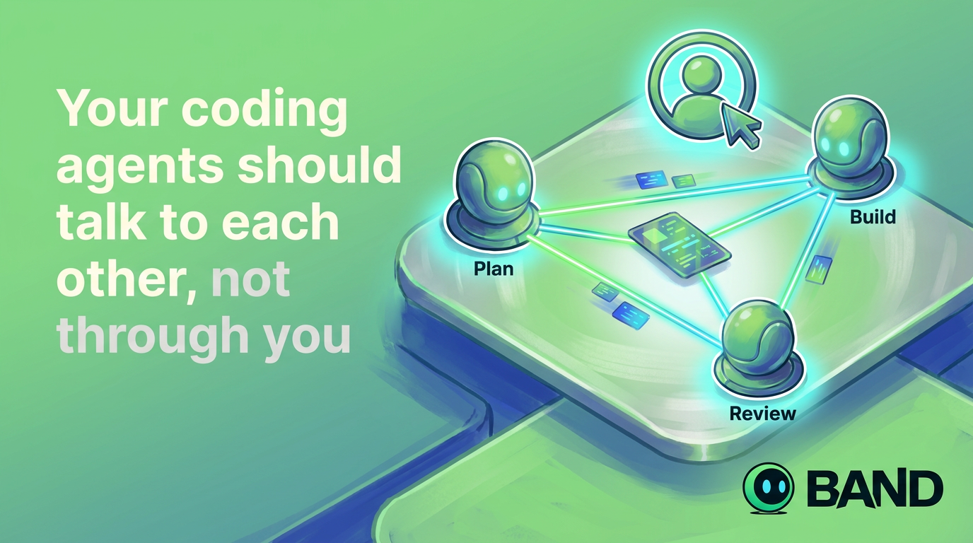 Your Coding Agents Should Talk to Each Other | BAND