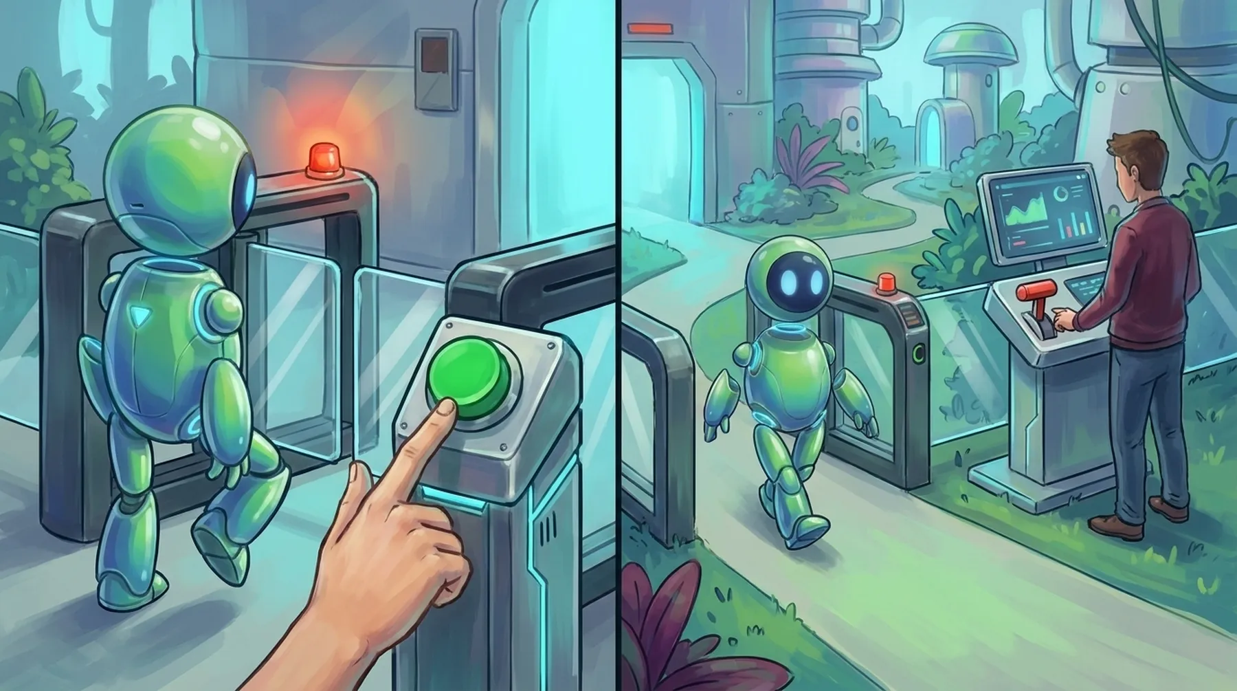 Human in the Loop vs Human on the Loop: What's the Difference cover