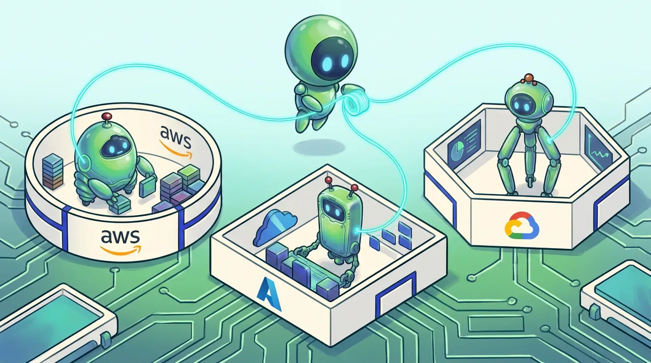 AI Agent Orchestration Across Clouds: AWS, Azure, and GCP cover