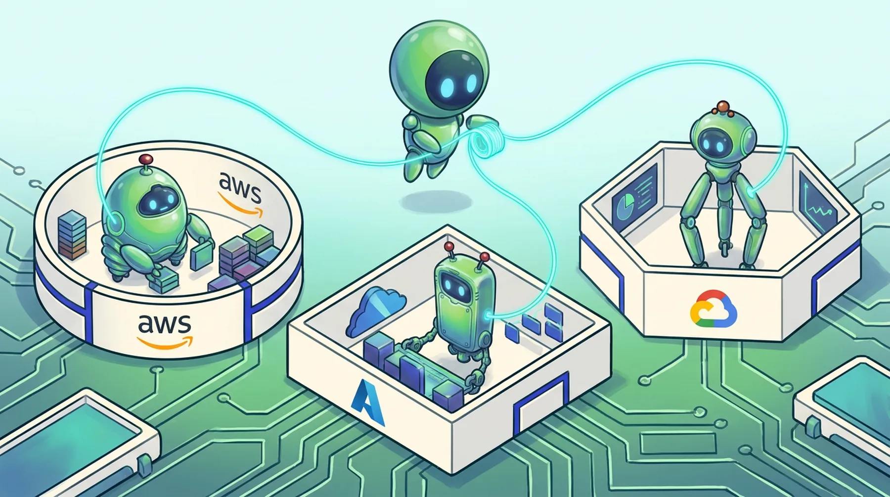 AI Agent Orchestration Across Clouds: AWS, Azure, and GCP cover