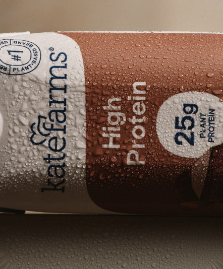 A carton of Kate Farms High Protein shake