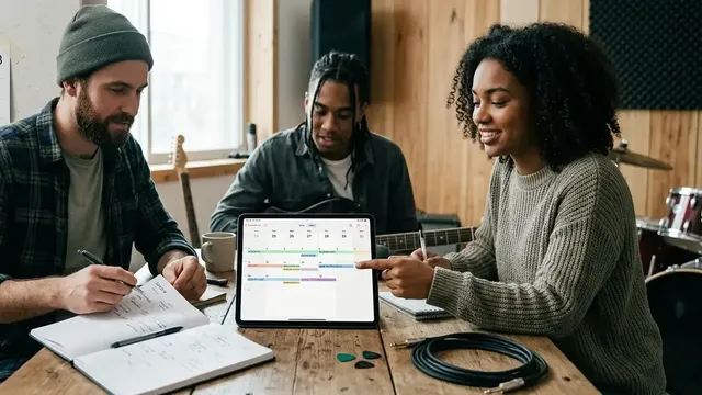 Bandkalender organisieren: Alle Verfügbarkeiten, Gigs und Deadlines an einem Ort