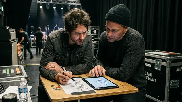 Setlist kurzfristig ändern: So bleibt deine Band vor dem Gig synchron