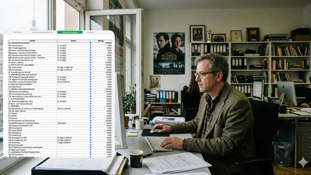 Filmkalkulation Vorlage: kostenlose Excel-Vorlage für Filmproduktionen