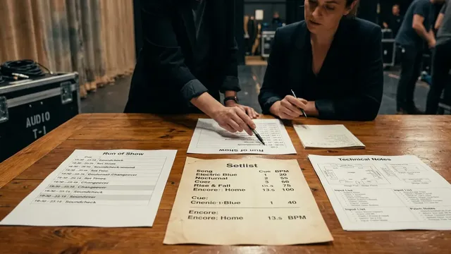 Ablaufplan für den Bandauftritt: Wer macht was vor dem Gig?