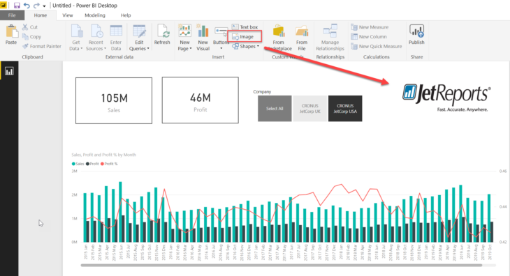 Power Bi Logo