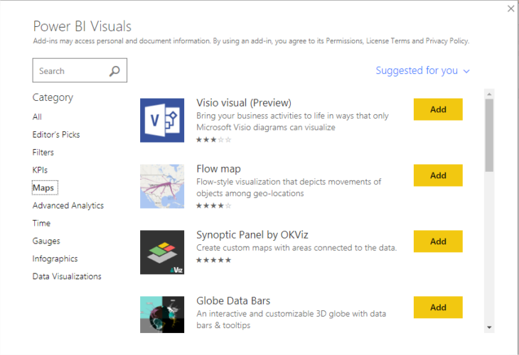 Power Bi Custom Visuals