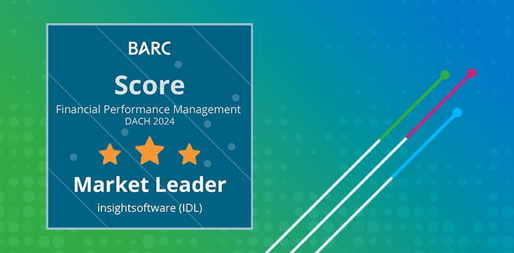 Neuigkeit: IDL als DACH-Marktführer im BARC Score FPM Report 2024