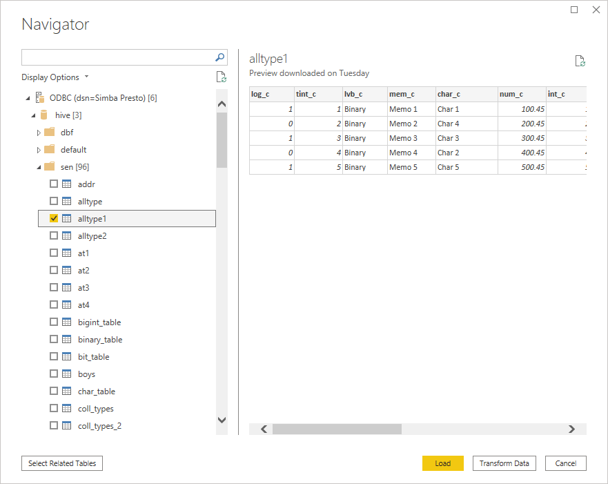Connect Presto to Power BI - Preview