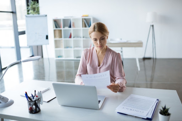 Woman Working