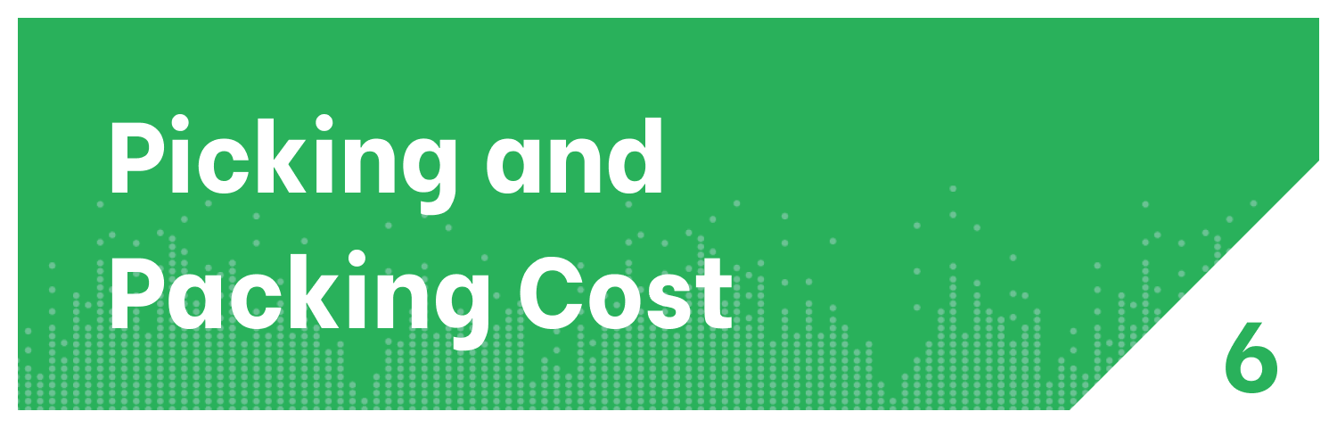 Picking and Packing Cost Distribution KPI