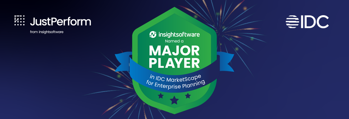 JustPerform Recognized in the IDC MarketScape: Worldwide Enterprise Planning, Budgeting, and Forecasting Applications