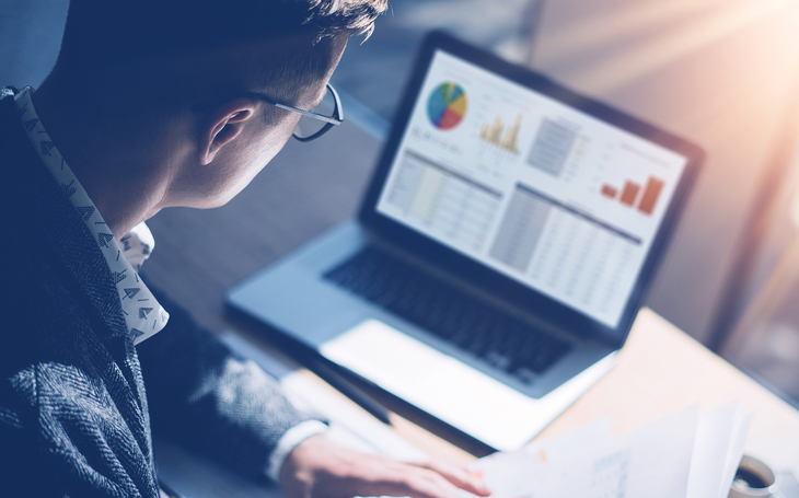 Looking At Data On A Screen