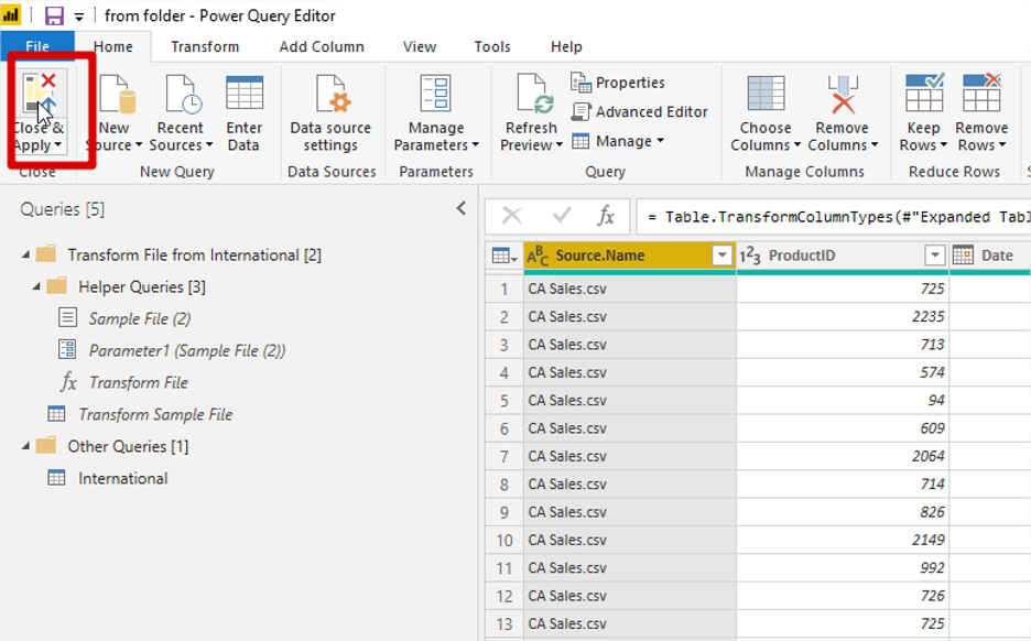 Power Bi Close And Apply