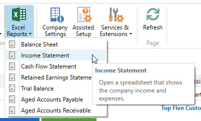 NAV 2018 Excel Reports