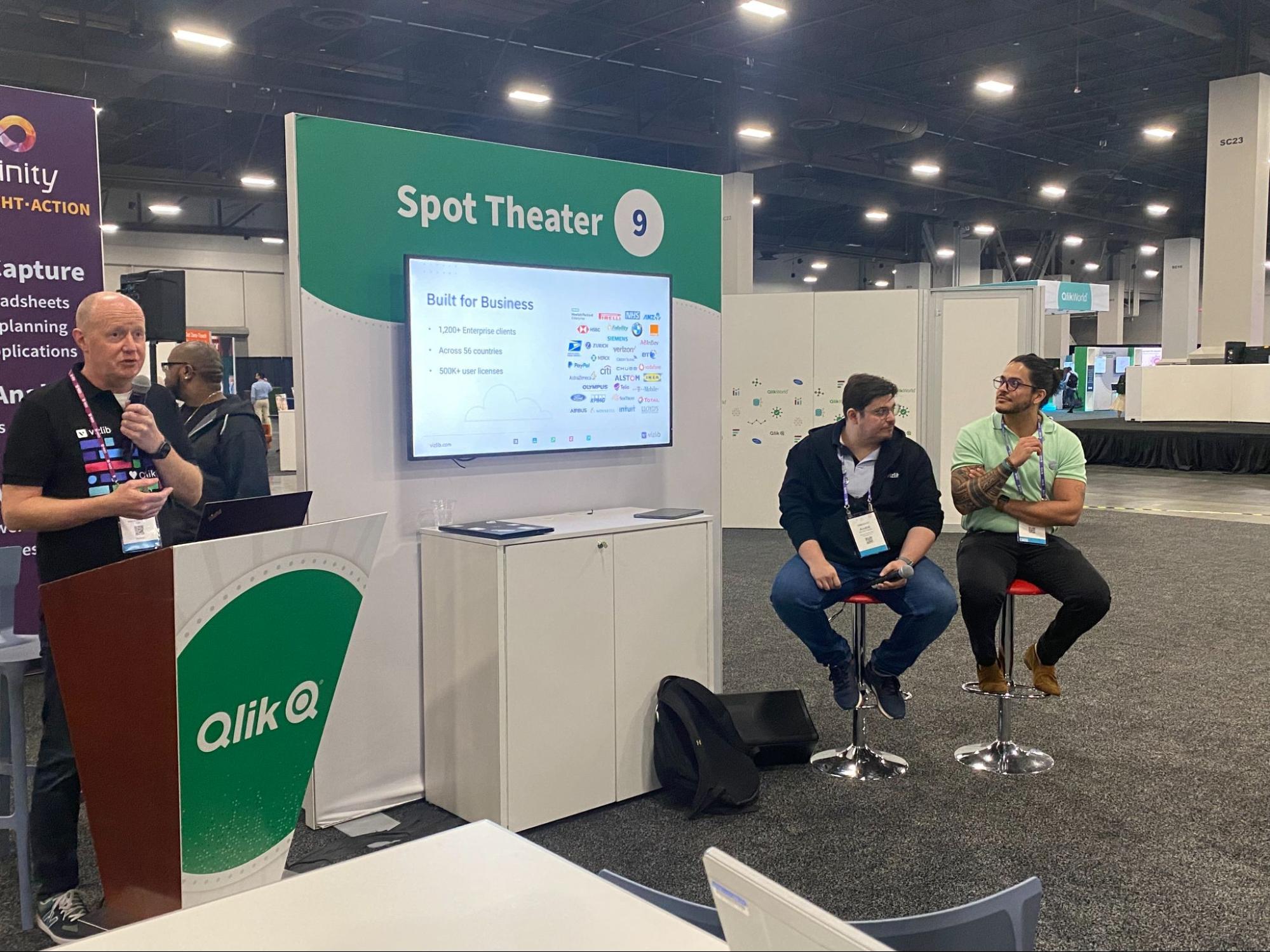 Michael Nordstrom Vizlib Head of Qlik Products at QlikWorld 2023