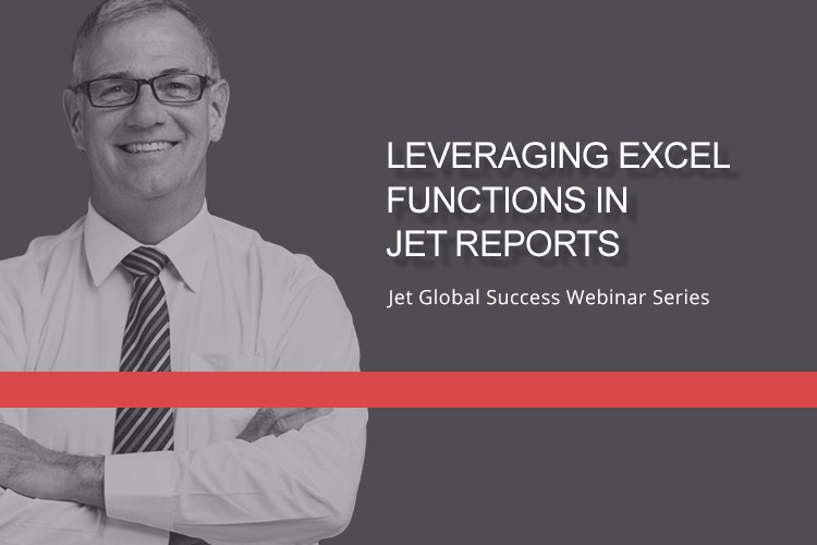 Leveraging Excel functions in Jet Reports