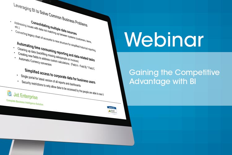 Gaining the Competitive Advantage with BI